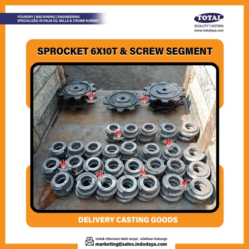 SCREW & SPROCKET 6 X 10T